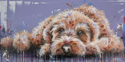 Lazy Days III by Samantha Ellis - Original Painting on Box Canvas sized 48x24 inches. Available from Whitewall Galleries